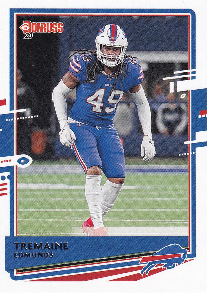 Tremaine Edmunds #44 Buffalo Bills | 2020 Panini Donruss | NFL Football