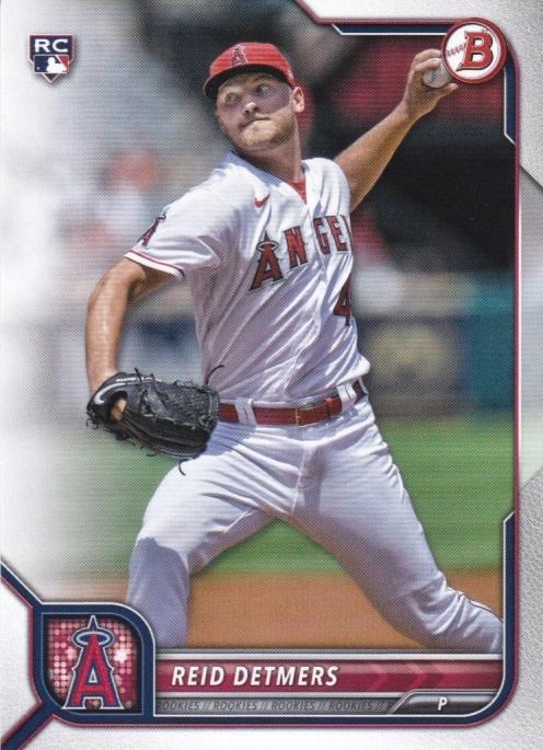 Reid Detmers #44 Los Angeles Angels | 2022 Bowman