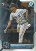 Edward Cabrera #44 Miami Marlins | 2022 Bowman Chrome