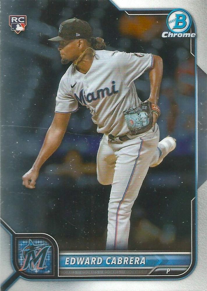 Edward Cabrera #44 Miami Marlins | 2022 Bowman Chrome