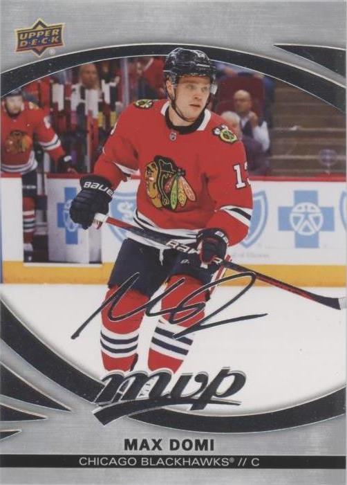 Max Domi #44 Chicago Blackhawks | 2023-24 Upper Deck MVP Silver Script