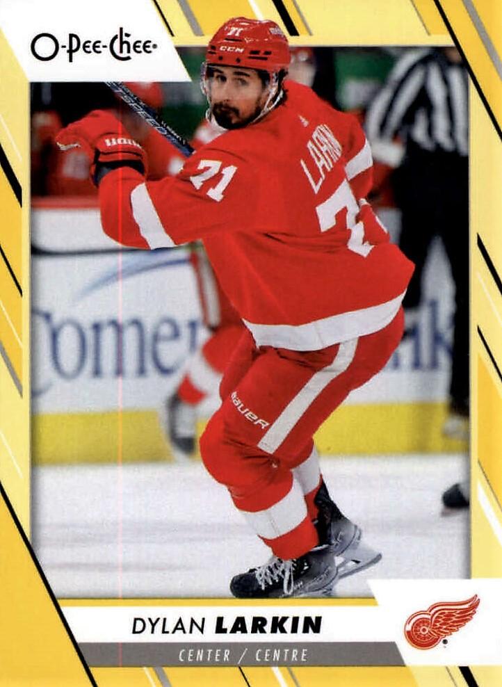 Dylan Larkin #44 Detroit Red Wings | 2023-24 O-Pee-Chee Yellow Border