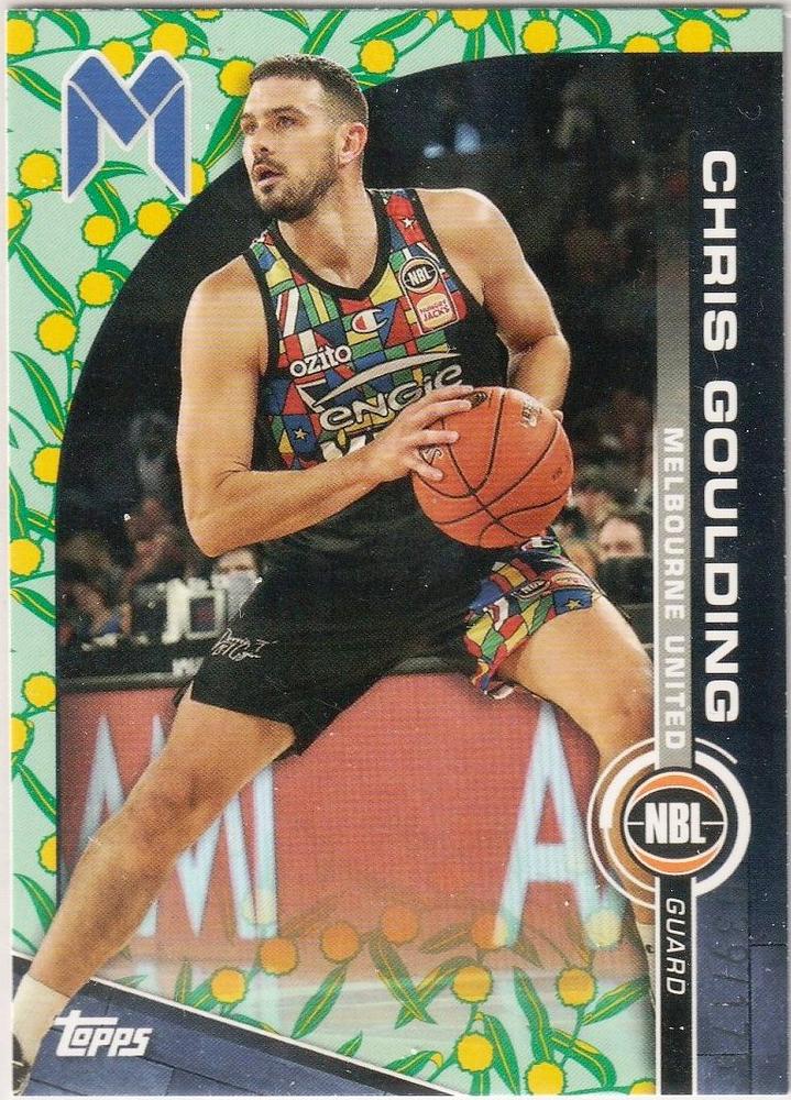Chris Goulding #44 Melbourne United | 2023-24 Topps NBL - Golden Wattle Parallel