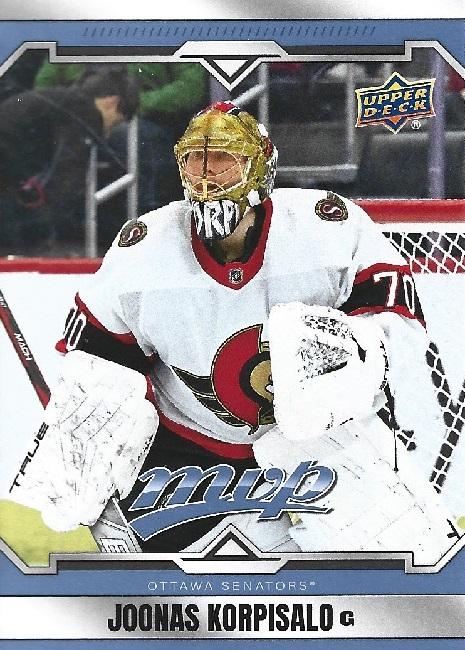 Joonas Korpisalo #44 Ottawa Senators | 2024-25 Upper Deck MVP