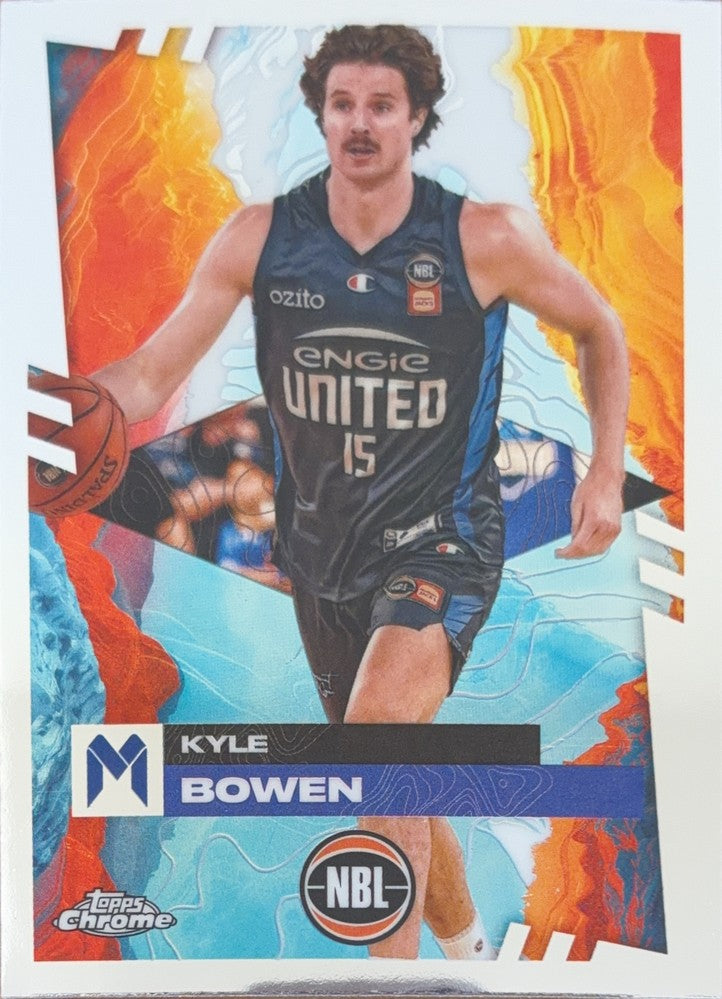 Kyle Bowen #44 Melbourne United | 2024-25 Topps Chrome NBL (front)
