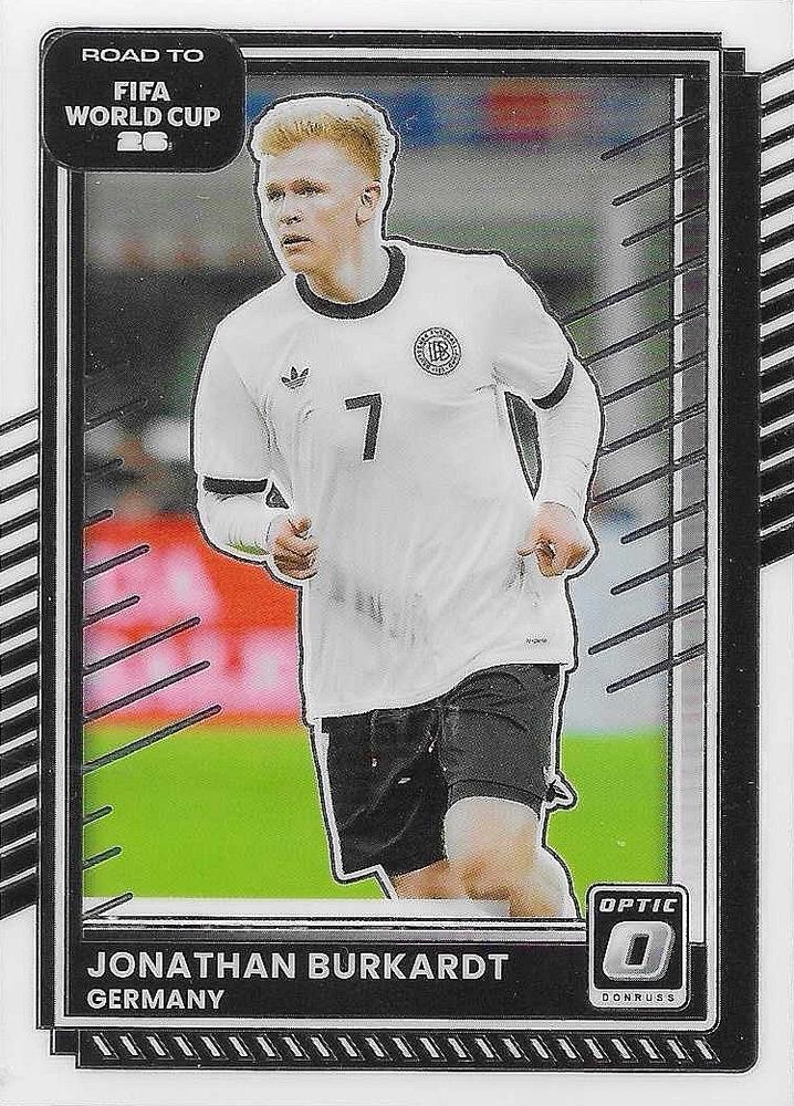Jonathan Burkardt #44 Germany | 2025-26 Donruss Road to FIFA World Cup Optic Parallel