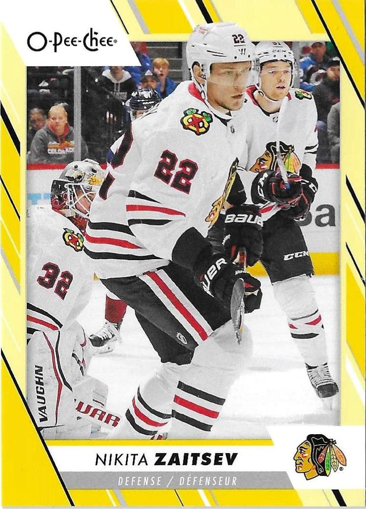 Nikita Zaitsev #450 Chicago Blackhawks | 2023-24 O-Pee-Chee Yellow Border