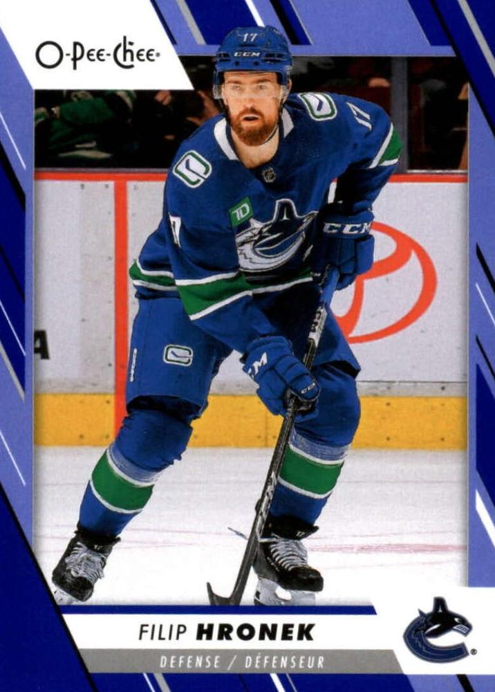 Filip Hronek #451 Vancouver Canucks | 2023-24 O-Pee-Chee Blue Border