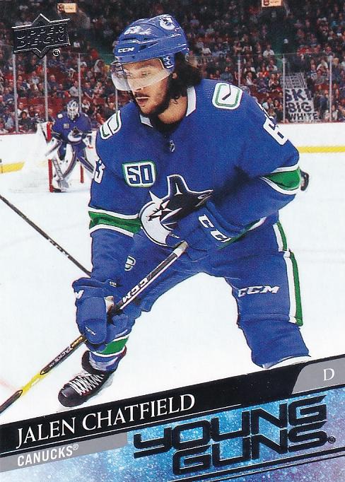 Jalen Chatfield #452 Vancouver Canucks | 2020-21 Upper Deck