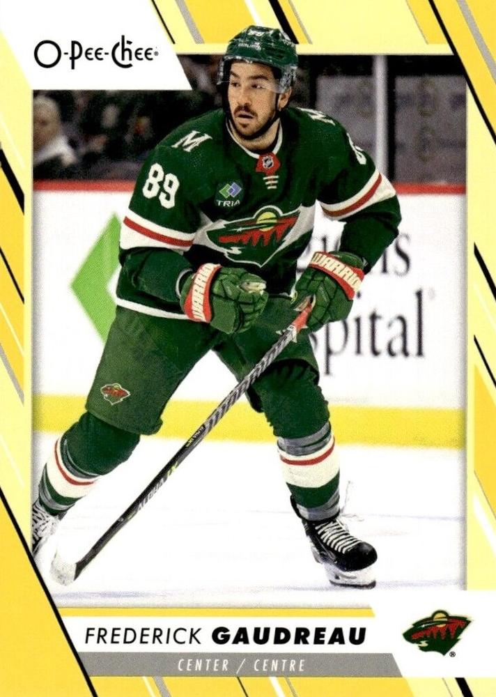 Frederick Gaudreau #452 Minnesota Wild | 2023-24 O-Pee-Chee Yellow Border