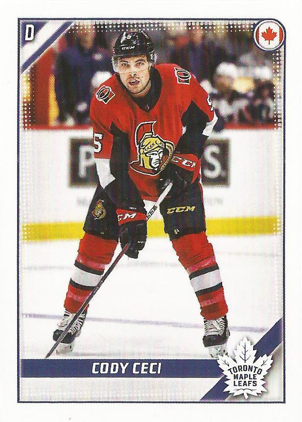 Cody Ceci #453 Toronto Maple Leafs | 2019-20 Topps NHL Sticker Collection