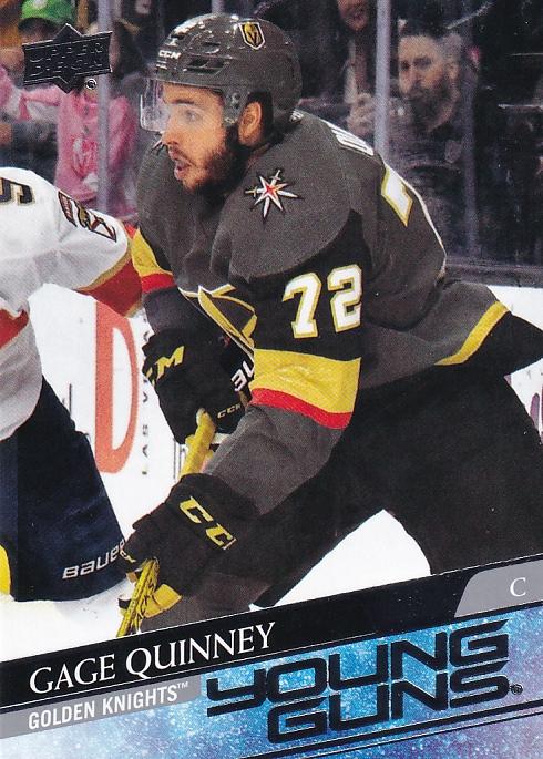 Gage Quinney #454 Vegas Golden Knights | 2020-21 Upper Deck