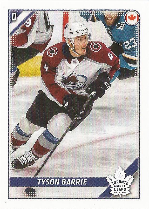 Tyson Barrie #455 Toronto Maple Leafs | 2019-20 Topps NHL Sticker Collection