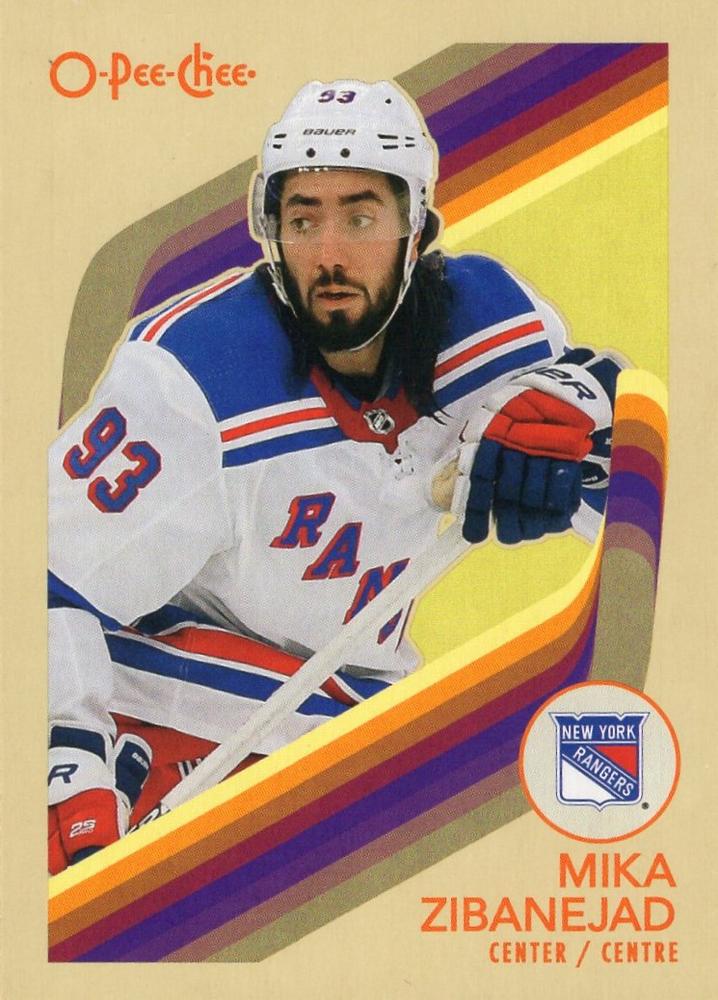Mika Zibanejad #455 New York Rangers | 2023-24 O-Pee-Chee Retro