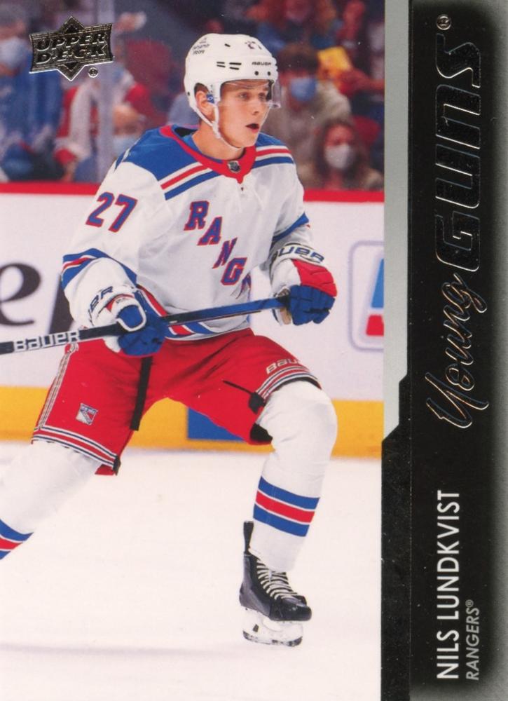 Nils Lundkvist #456 New York Rangers | 2021-22 Upper Deck