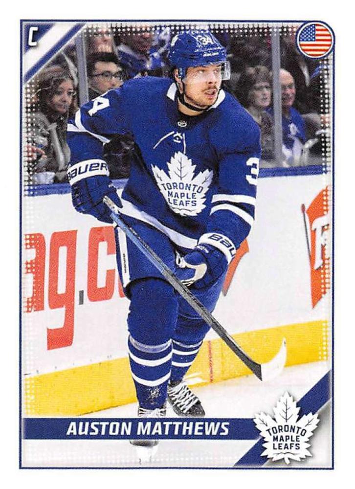 Auston Matthews #459 Toronto Maple Leafs | 2019-20 Topps NHL Sticker Collection