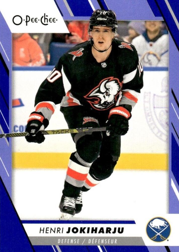 Henri Jokiharju #459 Buffalo Sabres | 2023-24 O-Pee-Chee Blue Border