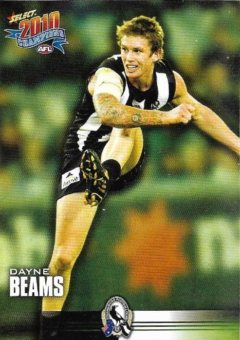 Dayne Beams #45 Collingwood Magpies | 2010 Select AFL Champions