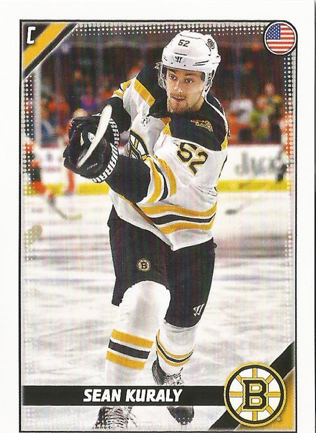 Sean Kuraly #45 Boston Bruins | 2019-20 Topps NHL Sticker Collection