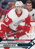 Gustav Lindstrom #45 Detroit Red Wings | 2020-21 Upper Deck Overtime Blue Foil