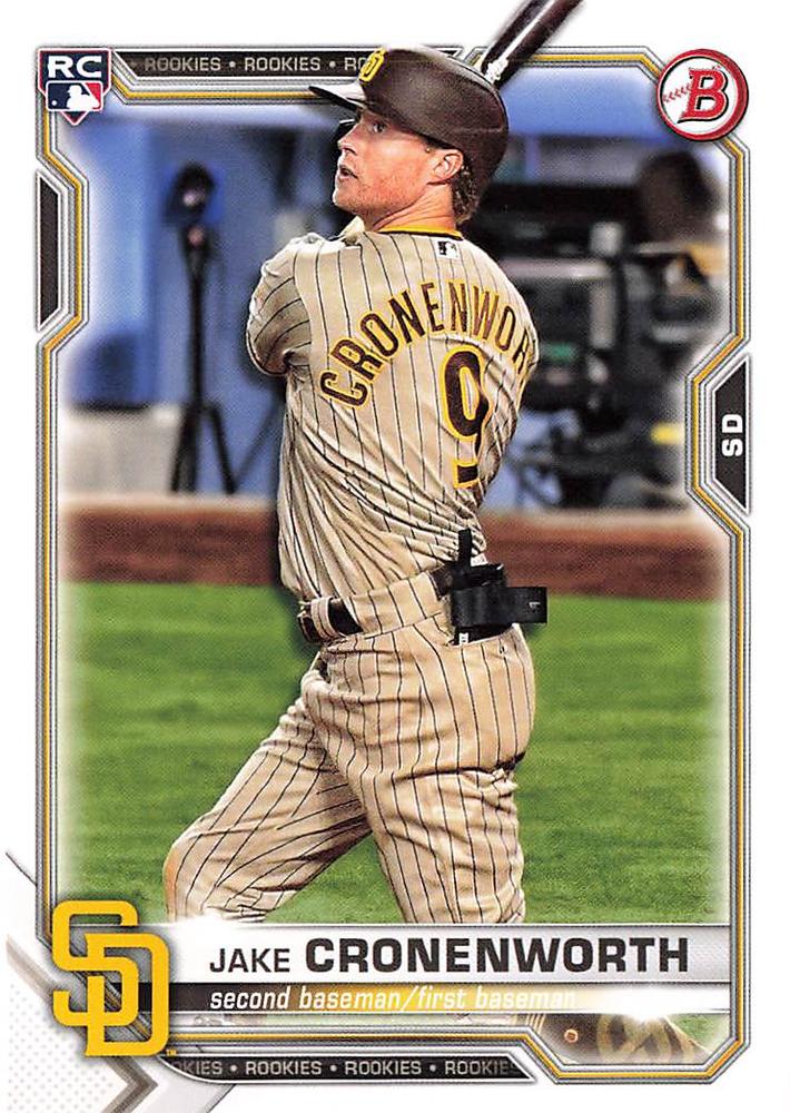 Jake Cronenworth #45 San Diego Padres | 2021 Bowman