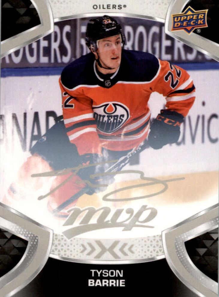 Tyson Barrie #45 Edmonton Oilers | 2021-22 Upper Deck MVP Silver Script