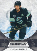 Jordan Eberle #45 Seattle Kraken | 2021-22 Upper Deck Credentials