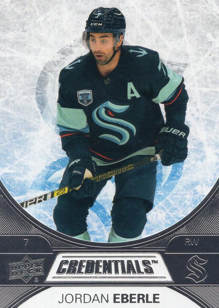 Jordan Eberle #45 Seattle Kraken | 2021-22 Upper Deck Credentials
