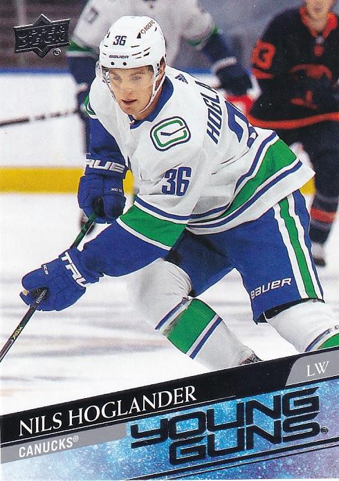 Nils Hoglander #462 Vancouver Canucks | 2020-21 Upper Deck