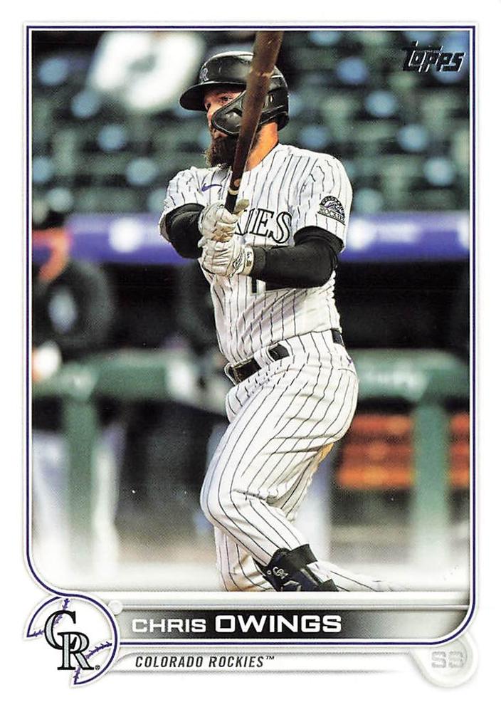 Chris Owings #462 Colorado Rockies | 2022 Topps