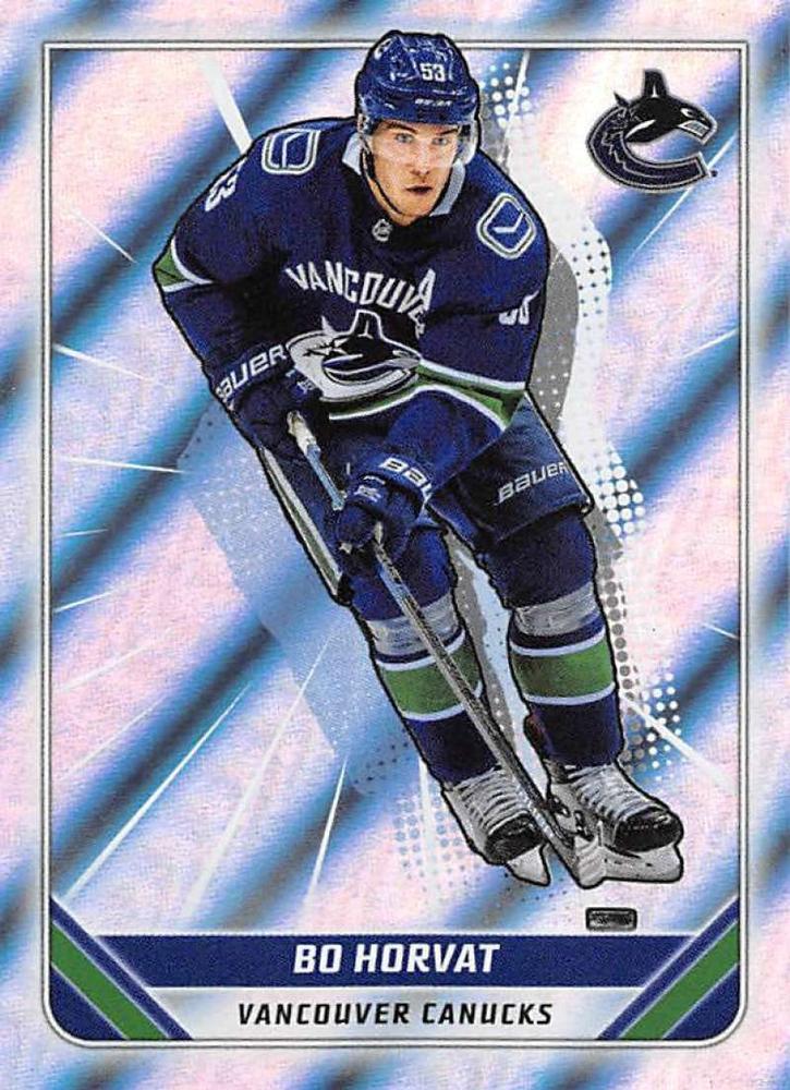 Bo Horvat FOIL #463 Vancouver Canucks | 2019-20 Topps NHL Sticker Collection