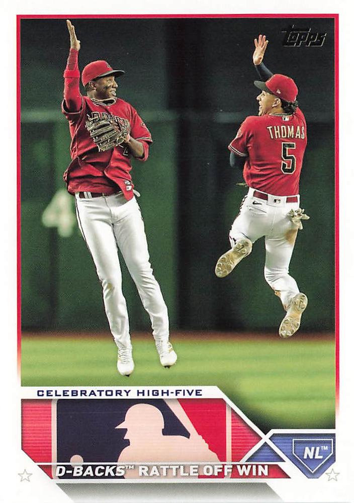 Celebratory High Five #464 Arizona Diamondbacks | 2023 Topps
