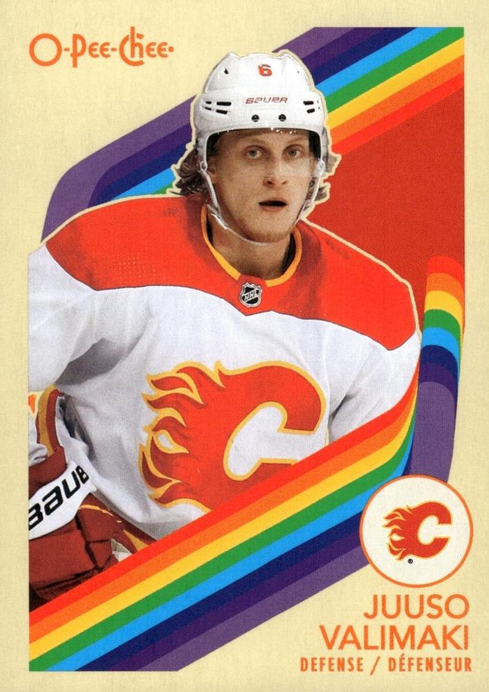 Juuso Valimaki #465 Calgary Flames | 2023-24 O-Pee-Chee Retro