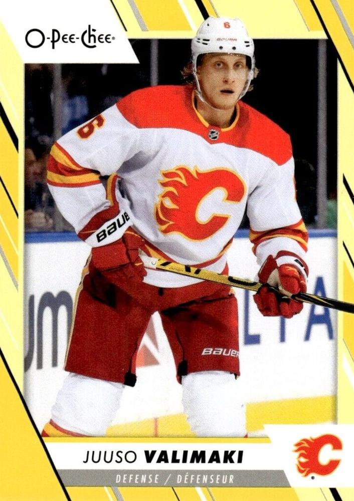 Juuso Valimaki #465 Calgary Flames | 2023-24 O-Pee-Chee Yellow Border