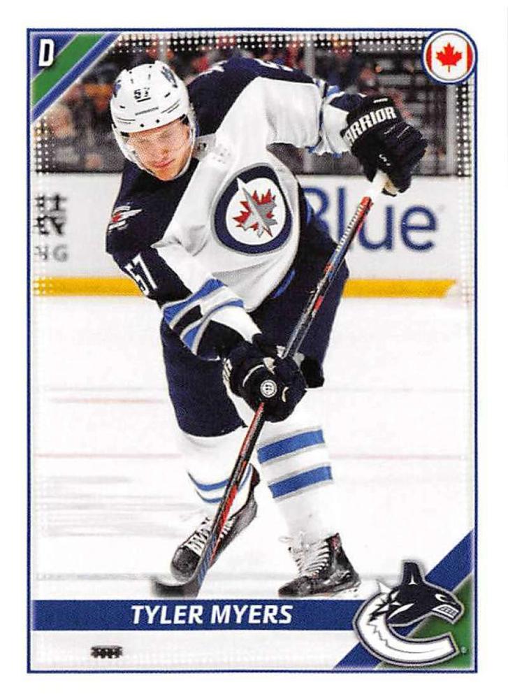 Tyler Myers #466 Vancouver Canucks | 2019-20 Topps NHL Sticker Collection