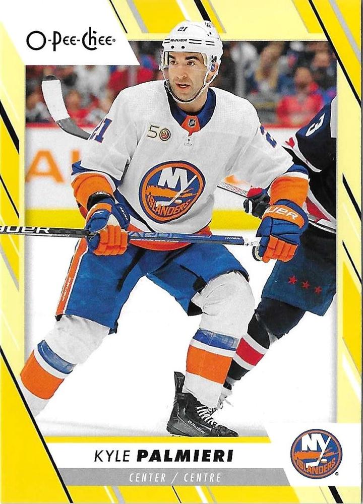 Kyle Palmieri #466 New York Islanders | 2023-24 O-Pee-Chee Yellow Border
