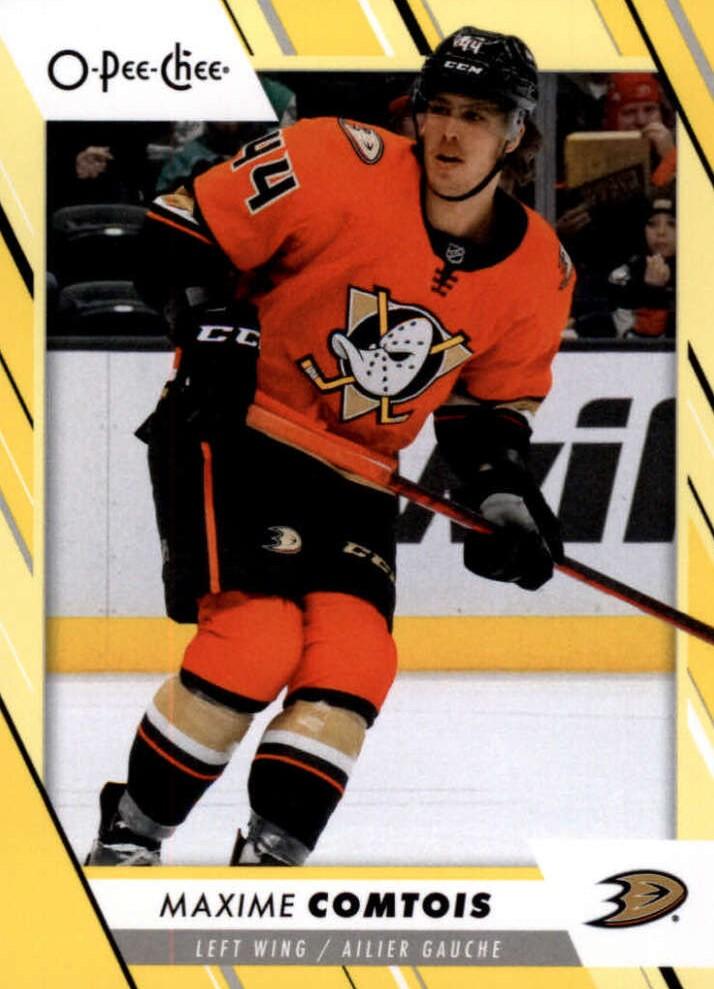 Maxime Comtois #468 Anaheim Ducks | 2023-24 O-Pee-Chee Yellow Border