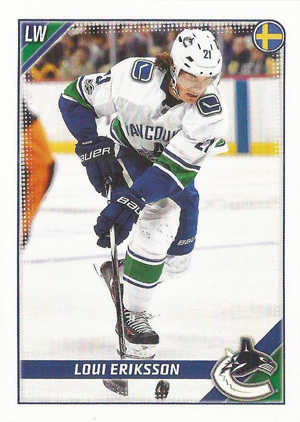 Loui Eriksson #469 Vancouver Canucks | 2019-20 Topps NHL Sticker Collection