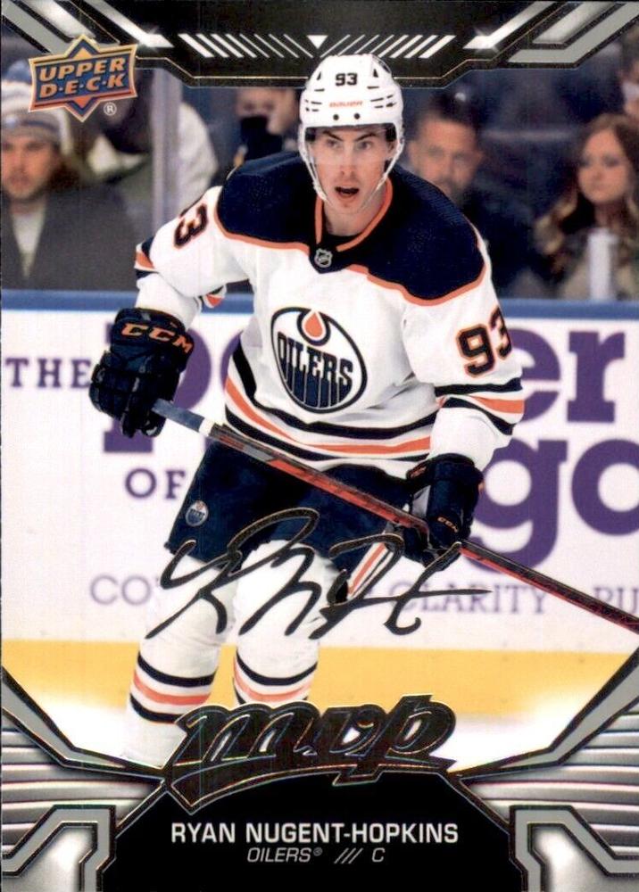 Ryan Nugent-Hopkins #46 Edmonton Oilers | 2022-23 Upper Deck MVP Silver Script
