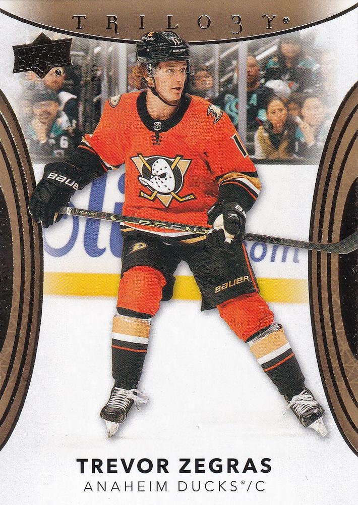 Trevor Zegras #46 Anaheim Ducks | 2022-23 Upper Deck Trilogy