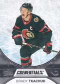 Brady Tkachuk #46 Ottawa Senators | 2021-22 Upper Deck Credentials