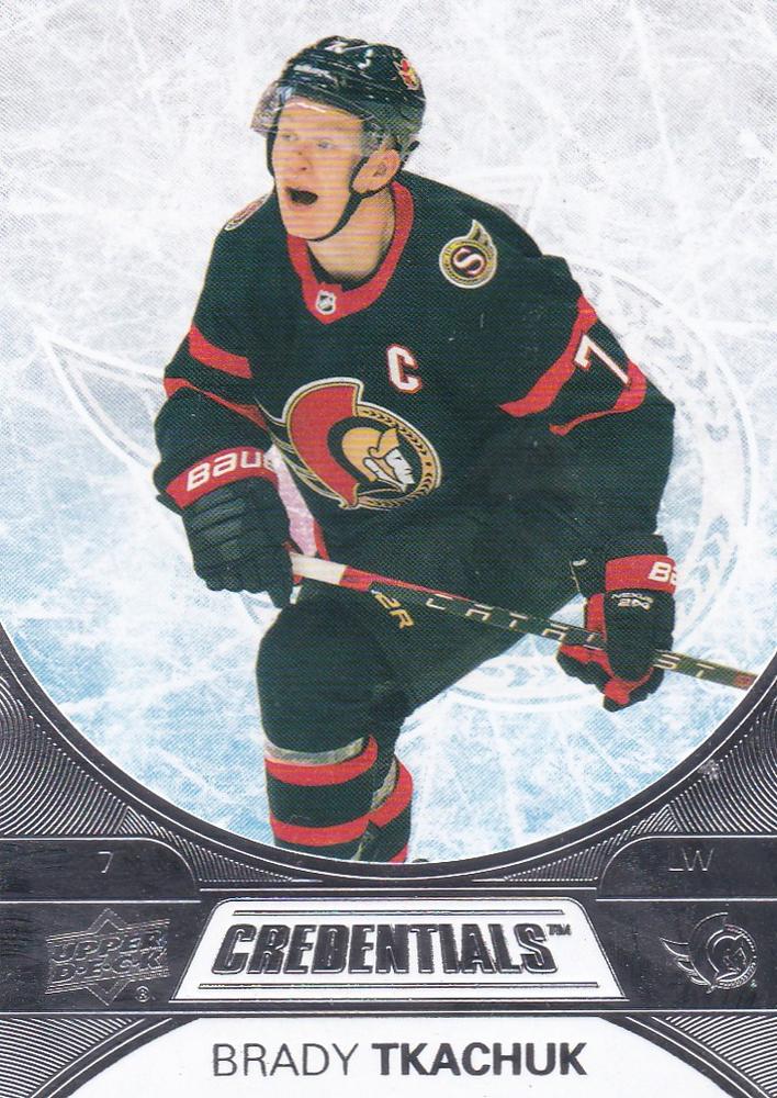 Brady Tkachuk #46 Ottawa Senators | 2021-22 Upper Deck Credentials