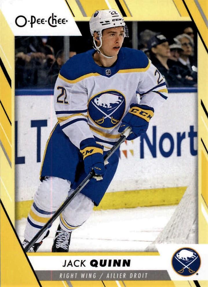 Jack Quinn #46 Buffalo Sabres | 2023-24 O-Pee-Chee Yellow Border