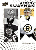 Jeremy Swayman #46 Boston Bruins | 2024-25 Upper Deck Tim Hortons Retrospective Rookies