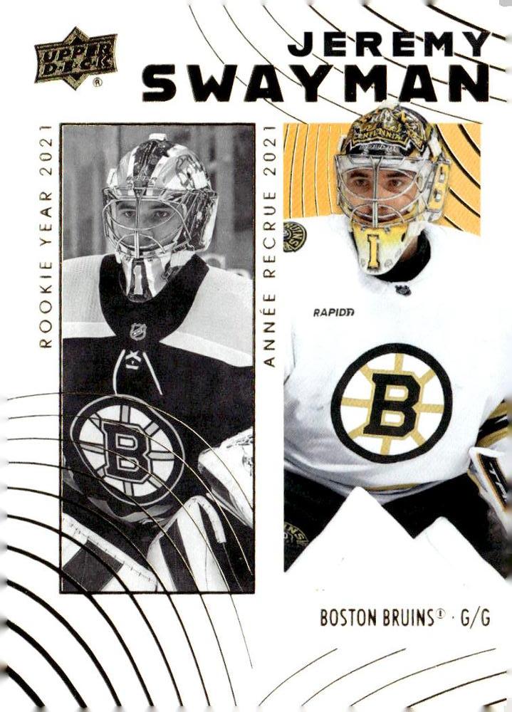 Jeremy Swayman #46 Boston Bruins | 2024-25 Upper Deck Tim Hortons Retrospective Rookies