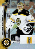 Jeremy Swayman #46 Boston Bruins | 2025-26 Upper Deck Tim Hortons Collector's Series