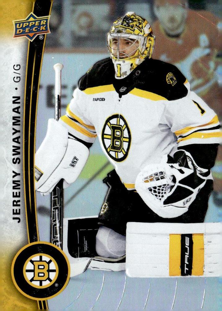 Jeremy Swayman #46 Boston Bruins | 2025-26 Upper Deck Tim Hortons Collector's Series