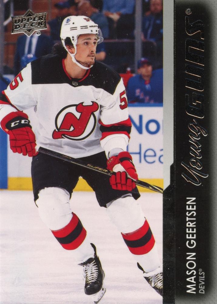 Mason Geertsen #470 New Jersey Devils | 2021-22 Upper Deck