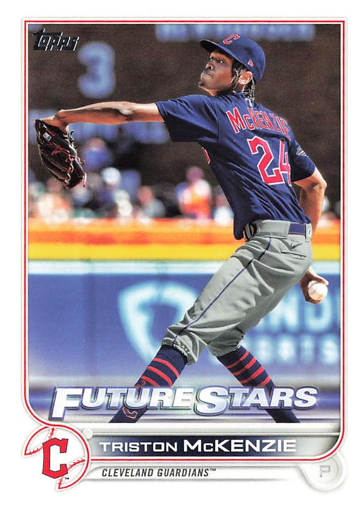 Triston McKenzie #470 Cleveland Guardians | 2022 Topps