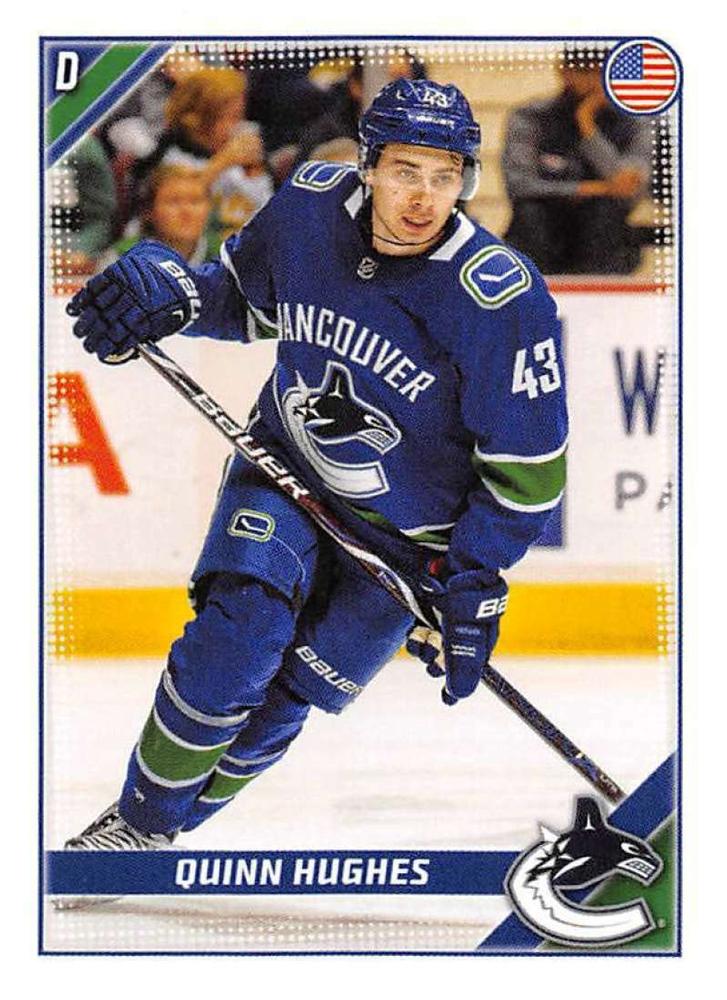 Quinn Hughes #471 Vancouver Canucks | 2019-20 Topps NHL Sticker Collection